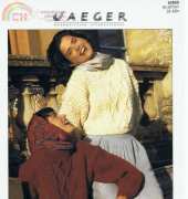 Jaeger Handknitting-Leaflet 6286-Aran Sweater
