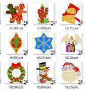 Card 1064 Christmas Puffy - ME
