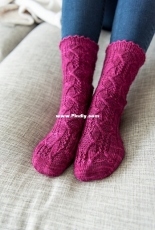 Flibbertigibbet socks by Lisa K. Ross
