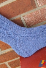 A Thrill Ride Socks by Denise Bein Kroll/Purple Pansy Designs-Free