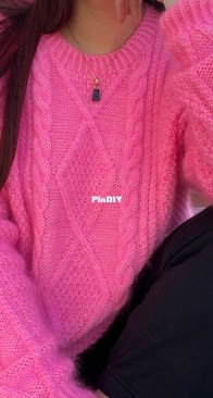 Barbie Aran Sweater by Bana Kavanagh - Bana Knit