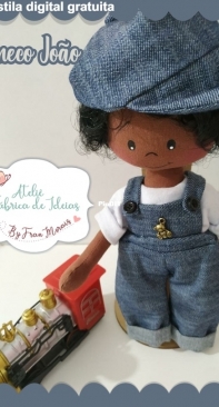 Atelie Fabrica de Ideias - Fran Morais - Joao Doll - Boneco Joao - Portuguese - Free