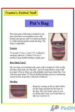 Frankies Knitted Stuff-Pats Bag by Frankie Brown-Free