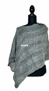 Plumage Shawl by Marci Marra-Free