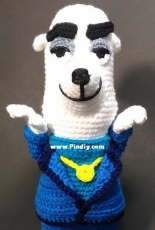 Crochet Wonder Designs - Jessie Lin - Crochet Polar Bear Bodyguard Zootopia - Free