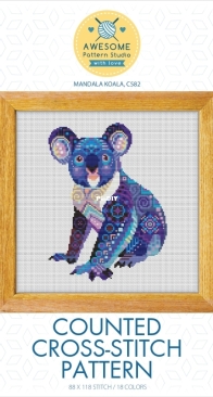 Awesome Pattern Studio - C582 - Mandala Koala