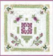 The Victoria Sampler Learning Collection Level 6 Divided Wrapped Bars and Web BCS 6-7 - Lavender Roses