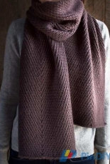 Diagonal Twist Scarf by Purl Soho /Purl Bee-Free