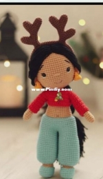 Juliia Pyha / Julia Piga - Jasmine in Christmas Dress - Russian