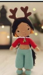 Juliia Pyha / Julia Piga - Jasmine in Christmas Dress - Russian