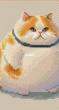 Cozy Evenings Stitch - Cat - A-019 by Marina Budilnik - Marina Budilova