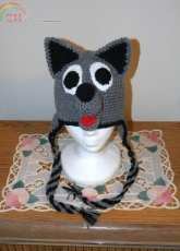 Desert Diamond Crochet - Rebecca Goldsmith - 009 Wolf Earflap Hat