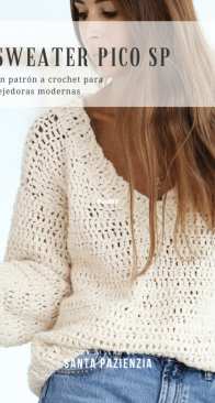 Pico Sweater - Estefanía González Vázquez - Santa Pazienzia - Spanish