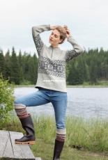 Dale Gull 368-12 Reinrose genser by Trine Lise Høyseth – Norwegian – free