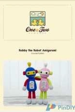 One and Two Company - Carolina Guzman - Robby The Robot Amigurumi