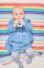 Paintbox Yarns - Paintbox Baby Blanket - Free