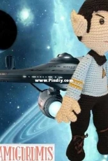 Galamigurumis - Gala Rebes - Mr Spock Amigurumi- Translated - Free