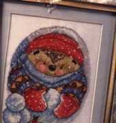 Snowy Hedgehog from Cross Stitcher UK December 2002