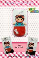 Ateliê Claudia Crestani - Boneca Porta Celular / Cellphone Doll Holder Felt Pattern - Portuguese - Free