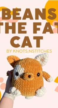 Knots.nstitches - Hannah Voris - Beans The Fat Cat - Free