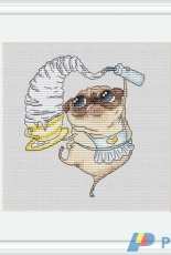 Pugs Series - Pug is the Cook by Katerina Besperstova