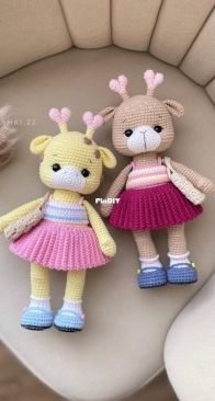 igrushki.22 - Evgeniya Simonova / Jevgenija Pologutina - 2in1 Giraffe and Deer - 2в1 Жирафочка и Оленёнок - any language