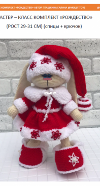 Gala Toys Shop - Molly Toys - Galina Ptashkina - Christmas outfit - Russian