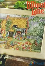 Lilliput Lane - The Hanging Basket from Cross Stitch Collection 174