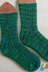 Min Knit Designs-School Days Socks by  Mindy Vasil