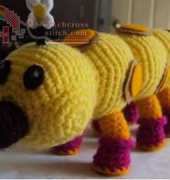 JC Design - Damn it Janet lets crochet - Janet Carrillo - Wiggler Plushie