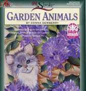 Plaid 9475 One Stroke Garden Animals by Donna Dewberry Painting