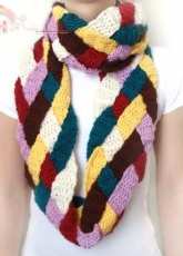 Crochet Spot - Rachel Choi - Thick Braided Infinity Scarf