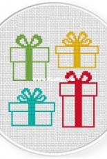 Daily Cross Stitch - Color Block Gifts