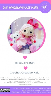 Kalu Crochet - Andry Pinzon - Dulce Maria - Spanish