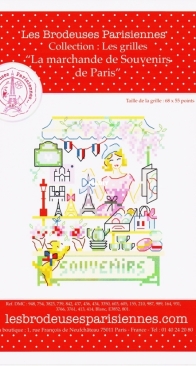Les Brodeuses Parisiennes LBP - GLMSP/GRI - La Marchande de souvenirs de Paris / The Souvenir Shop of Paris by Véronique Enginger