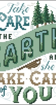Take Care by Emma Congdon from Cross Stitch for the Earth PCS + XSD