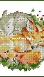 Fox and Bunny by Asatasia Eremeeva XSD