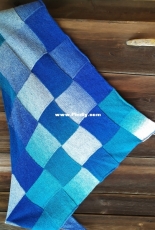 Entrelac shawl