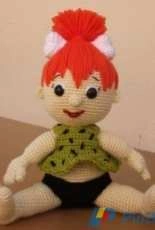 Demetershop Amigurumi - Demeter 1964 - Demet Ozdogan - Pebbles Flintstone - Spanish Translated