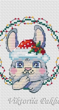 Christmas Bunny by Victoria Pakhomova