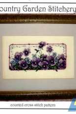 Country Garden Stitchery CGS 9 - Oh, Those Purple Pansies