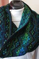 Stained Glass Cowl by Wendy D. Johnson