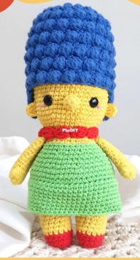Kuroneko Tejidos - Marulinna - Maricel Pucheta - Marge Simpson - Spanish
