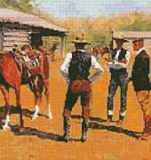 Artecy Cross Stitch - Buying Polo Ponies in the West
