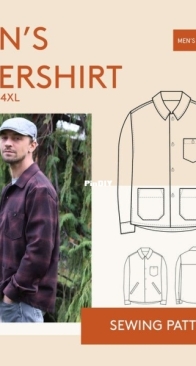 Wardrobe By Me WBM - Christina Albeck - Mens Overshirt - Size 2XS-3XL