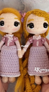 KR amigurumi - Karina Romero - Rapunzel - Spanish