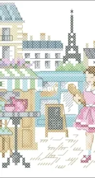 Les Brodeuses Parisiennes LBP - Vitrine mon petit Paris XSD + PCS