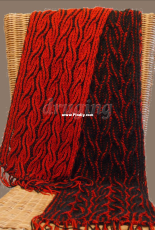 Brioche - Flaming Scarf -  Two Colors - Free