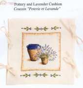DMC XC0979 - Pottery and Lavender Cushion