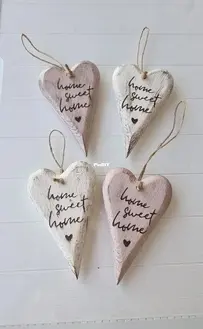 Nice hearts with raysin
